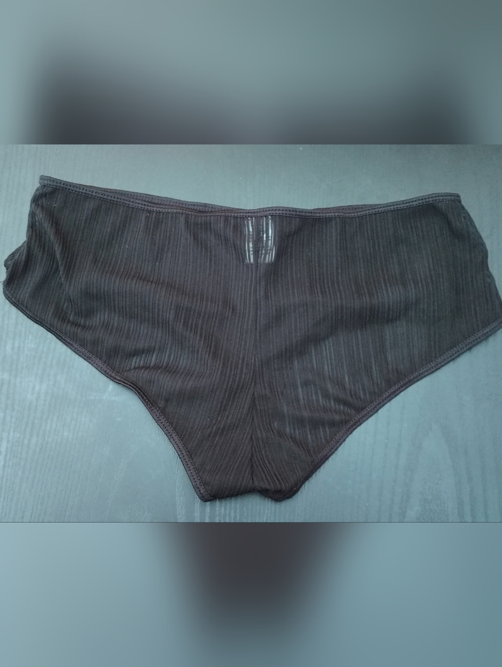 Rampage Black Ribbed Bikini Briefs - Picture 5 of 5
